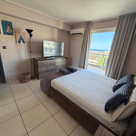 Penthouse With Panoramic View Apartment Patras